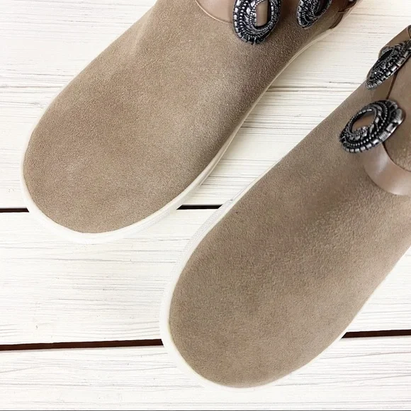 NEW Very Volatile Menloh Taupe Boho Sneakers 7 - Picture 3 of 13